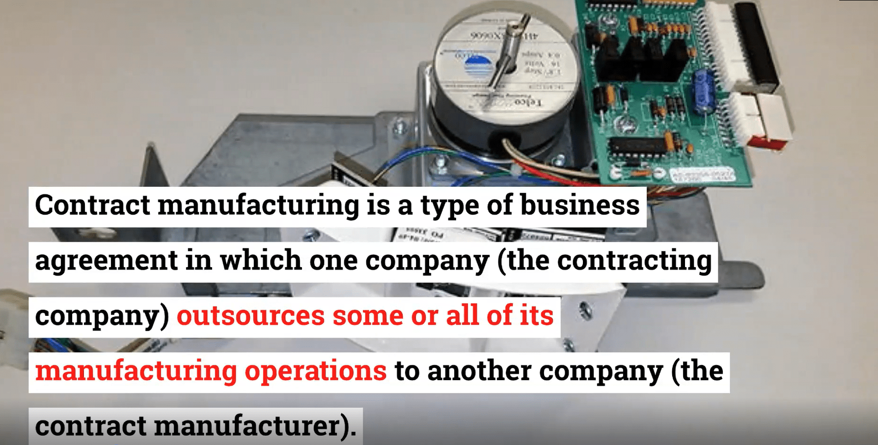 An Introduction To Contract Manufacturing For Mechanical And Electrical Assemblies